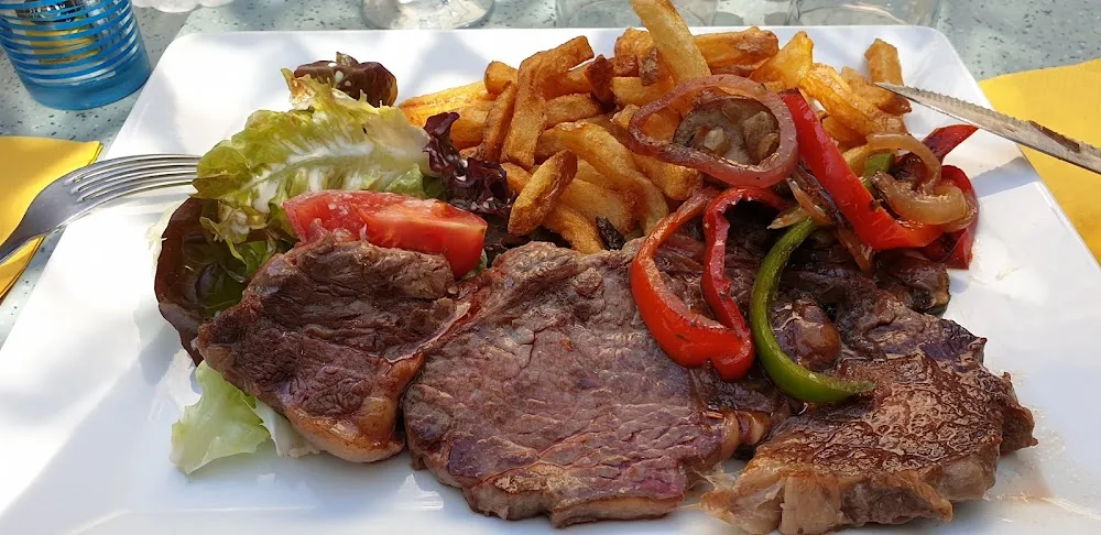 Entrecôte Et Ses Légumes Sautés